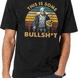 Generic Vintage Design This Is Some Bullshit Black T-Shirt - White