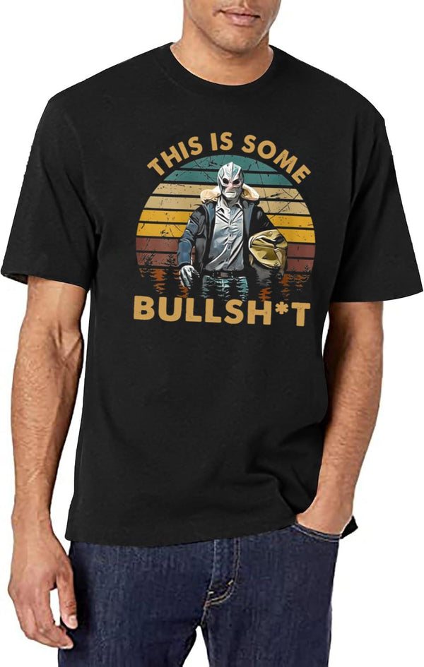 Generic Vintage Design This Is Some Bullshit Black T-Shirt - White