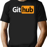 Github - Prnhub Version Black T-Shirt - Black