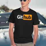 Github - Prnhub Version Black T-Shirt - Navy