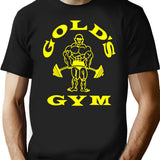 Gold's Gym Logo Black T-Shirt - Black