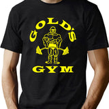 Gold's Gym Logo Black T-Shirt - Green