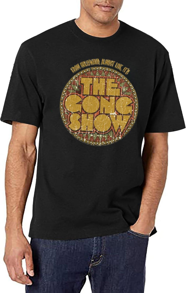 Gong Show Black T-Shirt - White