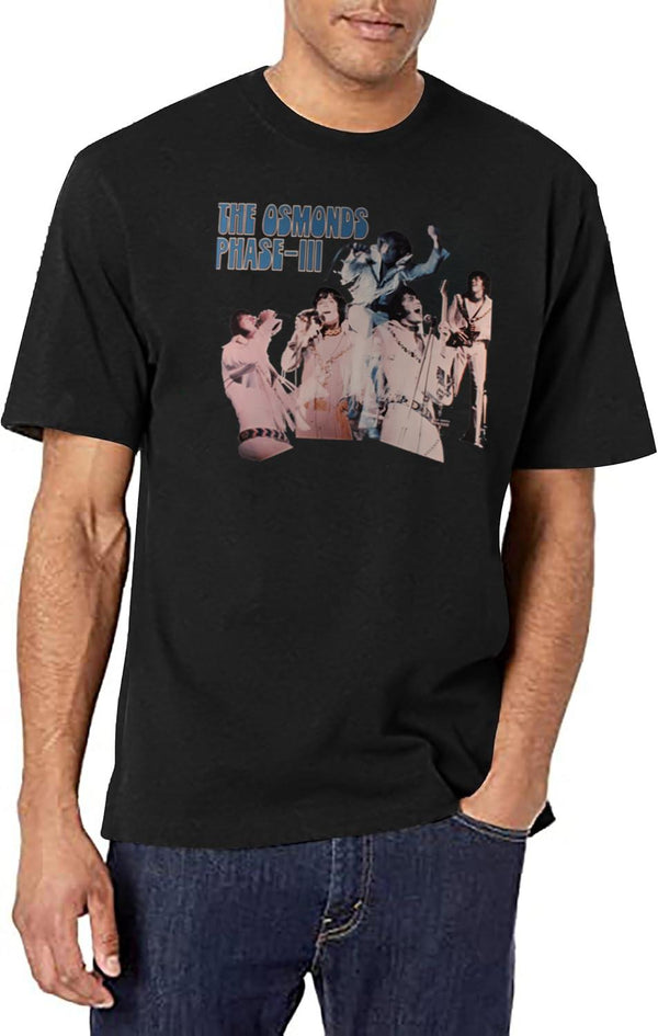 Grajg Osmonds Reareah Brother Reatrat Osmond Reyeray Band Treagrea Black T-Shirt - White