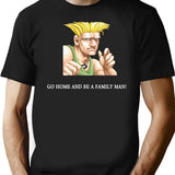 Guile Go Home and Be A Family Man Black T-Shirt - Black