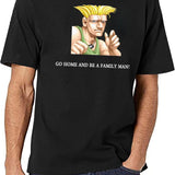 Guile Go Home and Be A Family Man Black T-Shirt - White