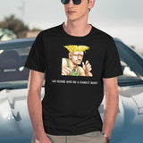 Guile Go Home and Be A Family Man Black T-Shirt - Navy