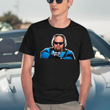 Gustavo Rocque Black T-Shirt - Navy
