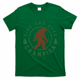 Hide And Seek Champion Sasquatch Big Foot T-Shirt - Irish Green