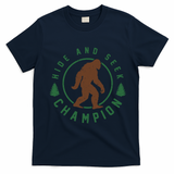 Hide And Seek Champion Sasquatch Big Foot T-Shirt - Navy Blue