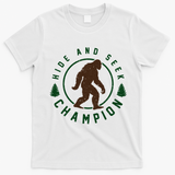 Hide And Seek Champion Sasquatch Big Foot T-Shirt - White