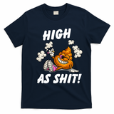 High As Shit T-Shirt - Navy Blue
