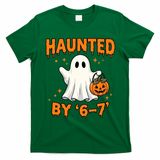 Haunted By 6-7 Halloween 67 Meme T-Shirt - Irish Green