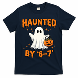 Haunted By 6-7 Halloween 67 Meme T-Shirt - Navy Blue