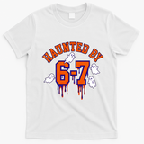 HAUNTED By 6-7 Spooky Halloween 67 Meme T-Shirt - White