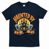 Haunted By 67 Funny Haunted By 6-7 Halloween T-Shirt - Navy