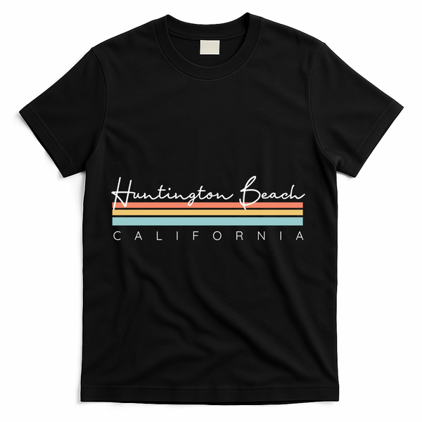 Huntington Beach California Cool Gift T-Shirt - Black