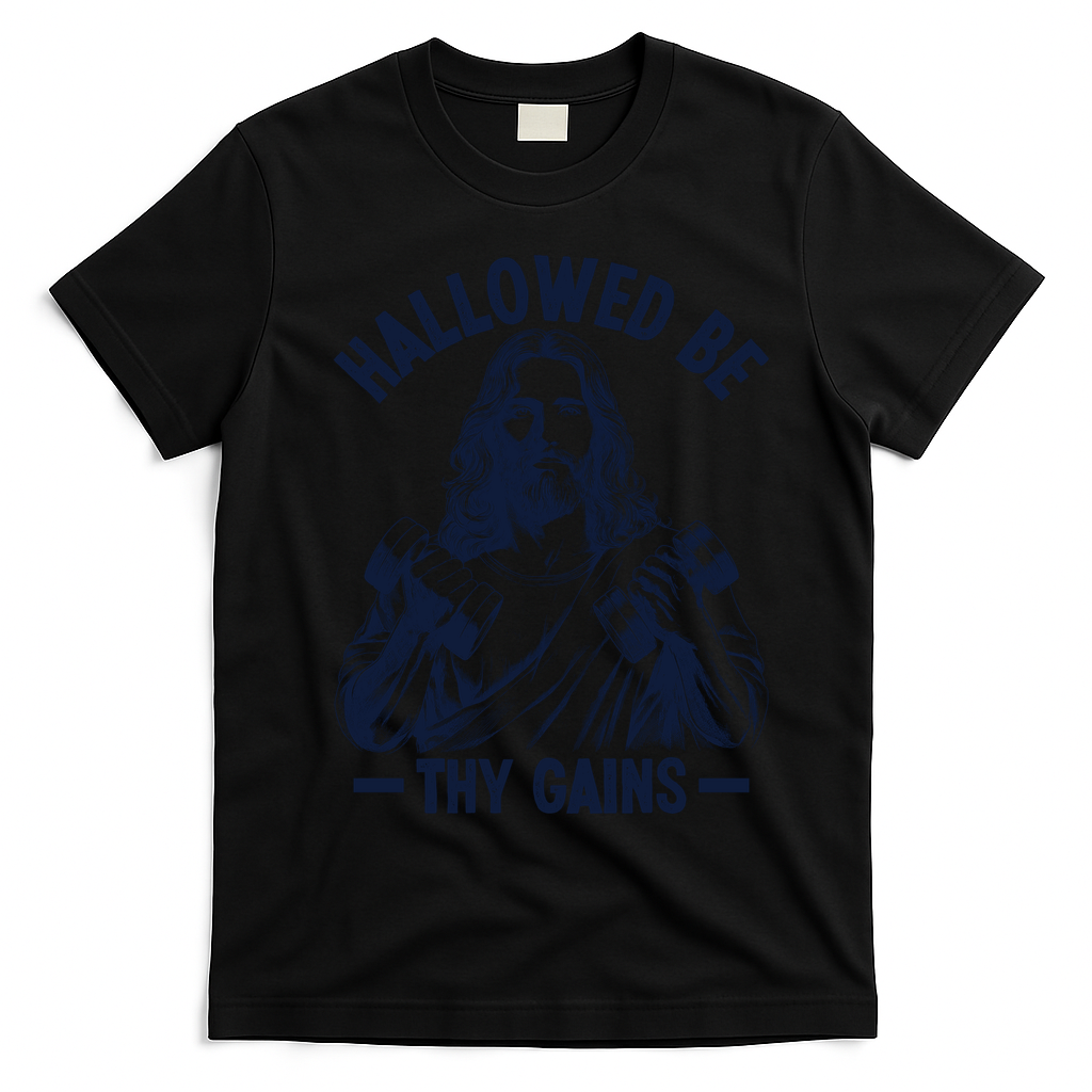 Hallowed Be Thy Gains T-Shirt - Black