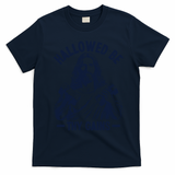 Hallowed Be Thy Gains T-Shirt - Navy Blue