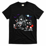Horror Clubhouse In Park Halloween T-Shirt - Black