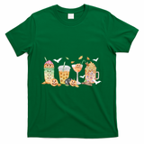 Halloween Coffee Latte Lover T-Shirt - Irish Green