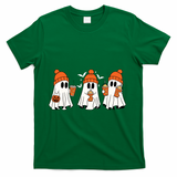 Halloween Coffee Lover Ghost T-Shirt - Green
