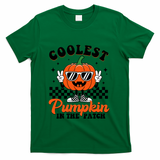 Halloween Coolest Pumpkin In The Patch T-Shirt - Green
