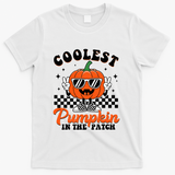 Halloween Coolest Pumpkin In The Patch T-Shirt - White