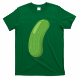 Halloween Diy Cucumber Pickle Veggie Costume T-Shirt - Green