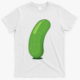 Halloween Diy Cucumber Pickle Veggie Costume T-Shirt - White