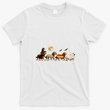 Halloween Dachshund Costumes Spooky Wiener Dog T-Shirt - White