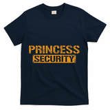Halloween Dad Mom Daughter Adult Costume Princess Security T-Shirt - Navy