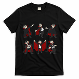 Halloween Dancing Vampire Dance Challenge T-Shirt - Black