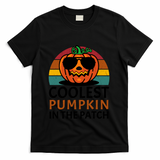 Halloween Gift Coolest Pumpkin In The Patch Gift T-Shirt - Black