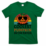 Halloween Gift Coolest Pumpkin In The Patch Gift T-Shirt - Green
