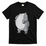 Hippo Hippopotamus Costume T-Shirt - Black