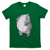 Hippo Hippopotamus Costume T-Shirt - Green