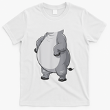 Hippo Hippopotamus Costume T-Shirt - White