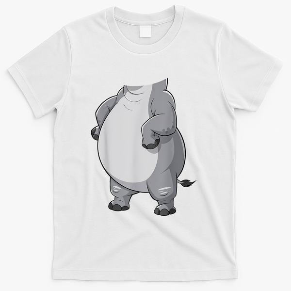Hippo Hippopotamus Costume T-Shirt - White