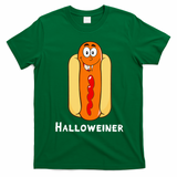Hilarious Halloween Hot Dog Costume Party Outfit T-Shirt - Irish Green