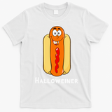 Hilarious Halloween Hot Dog Costume Party Outfit T-Shirt - White
