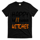 Happy Halloween Witches Cute T-Shirt - Black