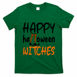 Happy Halloween Witches Cute T-Shirt - Irish Green