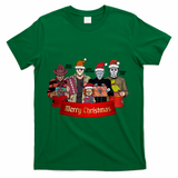 Horror Merry Christmas Halloween Friends Funny Costume T-Shirt - Green