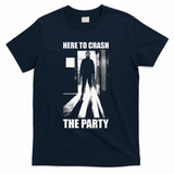 Halloween M.I.C.H.A.E.L Myers Here To Crash The Party T-Shirt - Navy