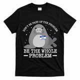 Hello My Name Is Neil Funny Seal Character Gift T-Shirt - Black