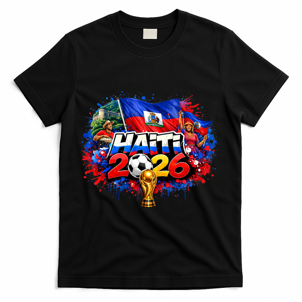 HAITI North America Soccer Tournament 2026 T-Shirt - Black