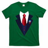 Halloween President Politician Suit Costume Trump T-Shirt - Irish Green