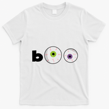 Halloween Scary Boo Eyes T-Shirt - White