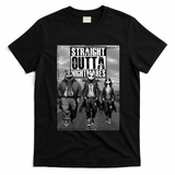 Halloween Straight Outta Nightmare Jack And Sally Oogie Boogie T-Shirt - Black